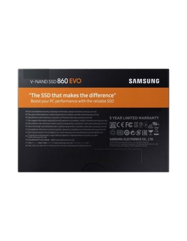 Disco duro interno solido ssd samsung mz - 860 evo 500Gb 2.5pulgadas MZ-76E500B/EU kiwiku.com