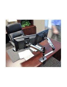 Soporte monitor lx redesign dual arm pole mount 2