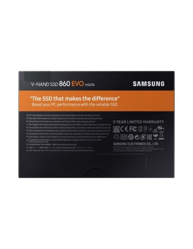 Disco Duro ssd samsung 860 evo 500Gb m-sata interno MZ-M6E500BW kiwiku.com