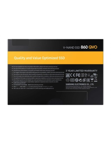 Disco Duro ssd samsung 860 qvo 2tb sata III v-nand 2.5" MZ-76Q2T0BW kiwiku.com