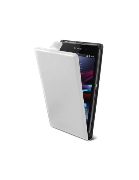 Funda con tapa ksix made for xperia para xperia m2 blanco MFX3452FU90B kiwiku.com