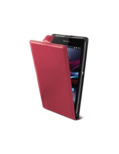 Funda con tapa ksix made for xperia para xperia m2 fucsia MFX3452FU90F kiwiku.com