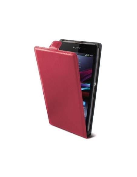Funda con tapa ksix made for xperia para xperia m2 fucsia MFX3452FU90F kiwiku.com
