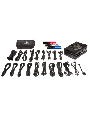 Corsair, Fuente de alimentación AX1600i, PSU modular de 1600W CP-9020087-EU kiwiku.com