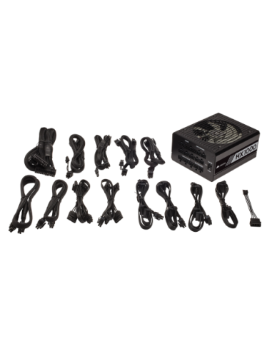 Corsair, HX Series™ HX1000: Fuente de alimentación completamente modular certificada 80 PLUS® PLATIN CP-9020139-EU kiwiku.com