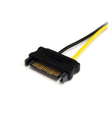 Cable Adaptador 15cm Alimentación SATA a Conector 8 Pines de Corriente de Tarjeta Gráfica PCI Expres SATPCIEX8ADP kiwiku.com