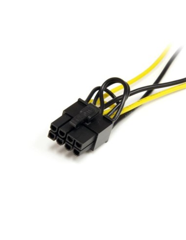 Cable Adaptador 15cm Alimentación SATA a Conector 8 Pines de Corriente de Tarjeta Gráfica PCI Expres SATPCIEX8ADP kiwiku.com