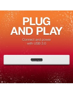 Seagate - Disco duro externo Backup Plus Slim 2 TB Plata STHN2000401 kiwiku.com 2