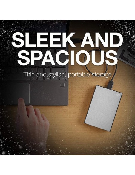 Seagate - Disco duro externo Backup Plus Slim 2 TB Plata STHN2000401 kiwiku.com