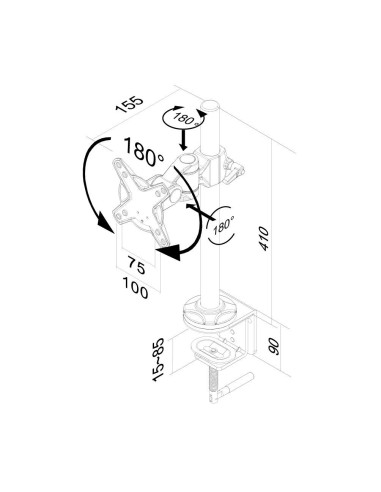 FPMA-D1010 Soporte de escritorio NewStar para monitor FPMA-D1010 kiwiku.com