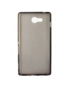 Funda minigel negra humo sony xperia m2 made for xperia