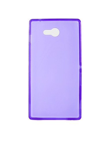 funda minigel lila sony xperia m2 made for xperia