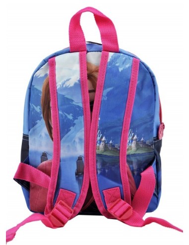Mochila mediana polyester 25x32x10 cm. frozen 92700 kiwiku.com