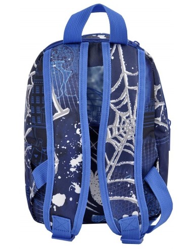 Mochila mediana polyester 25x32x10 cm. spiderman 92790 kiwiku.com