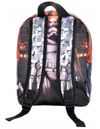 Mochila mediana polyester 25x32x10 cm. star wars 93170 kiwiku.com