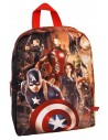 Mochila mediana polyester 25x32x10 cm. vengadores