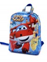 Mochila mediana polyester 32x25x10 cm. super wings