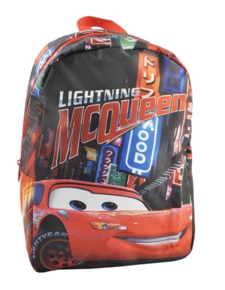 Mochila polyester 25x32x10 cm. cars 91871 kiwiku.com