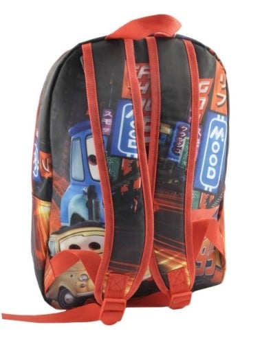 Mochila polyester 25x32x10 cm. cars 91871 kiwiku.com