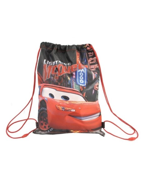 Mochila saco polyester 31x39 cm. cars 91874 kiwiku.com