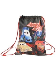 Mochila saco polyester 31x39 cm. cars 91874 kiwiku.com 2