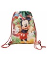 Mochila saco polyester 31x39 cm. mickey & minnie