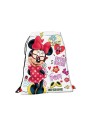 Mochila saco polyester 31x39 cm. minnie teacher