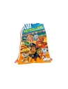 Mochila saco polyester 31x39 cm. paw patrol