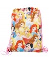 Mochila saco polyester 31x39 cm. princesas disney