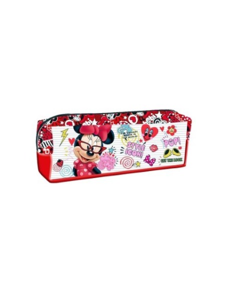 Portatodo polyester 21x8x5 cm. minnie teacher 93702 kiwiku.com