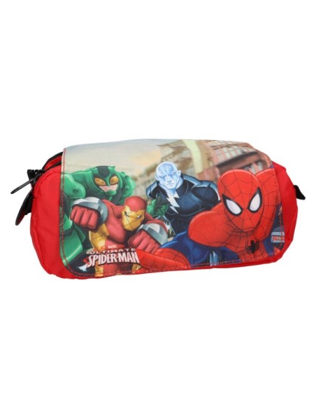 Portatodo triple polyester 21xØ9 cm. spiderman 93763 kiwiku.com