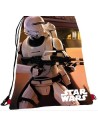 Mochila saco polyester 31x39 cm. star wars
