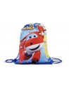 Mochila saco polyester 31x39 cm. super wings