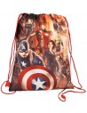 Mochila saco polyester 31x39 cm. vengadores