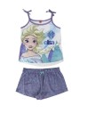 Pijama corto algodón frozen, Color Lila