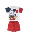 Pijama corto algodón mickey, Color Rojo