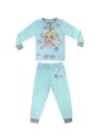Pijama largo algodón frozen, Color Azul