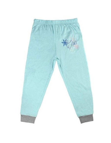 Pijama largo algodón frozen, Color Azul Kiwiku.com