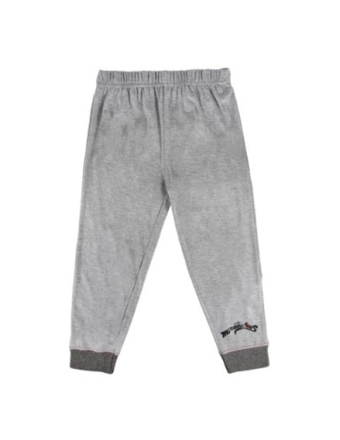 Pijama largo algodón lady bug, Color Gris, kiwiku.com