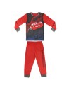 Pijama largo algodón cars 3, Color Rojo