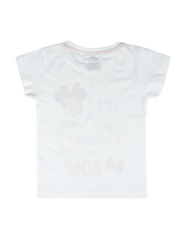 Pijama corto algodón minnie, Color Blanco kiwiku.com