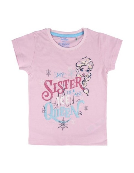 Pijama corto algodón frozen, Color Perla kiwiku.com