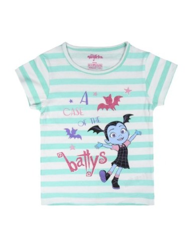 Pijama corto algodón vampirina, Color Perla kiwiku.com