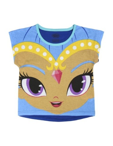 Pijama corto algodón shimmer and shine, Color Perla kiwiku.com