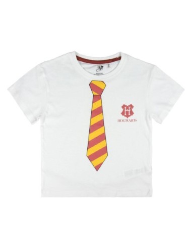 Pijama corto algodón single jersey harry potter, Color Blanco kiwiku.com