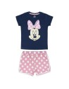 Pijama corto algodón minnie, Color Azul Marino