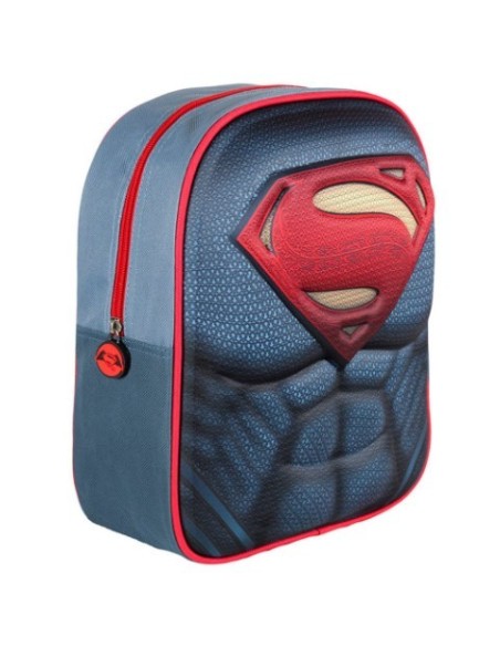 Mochila infantil 3d superman 2100001412 kiwiku.com