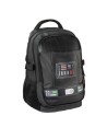 Mochila casual viaje/portátil star wars, Color Negra