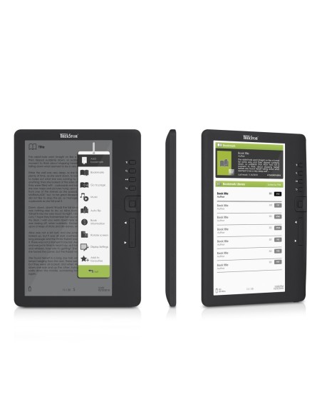 Trekstor Reader 3.0 - Lector eBooks de 7" (2 GB, 800 x 480, microSD, ePub, FB2, PDF, TXT), Negro