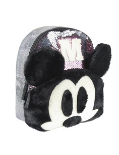 Mochila casual moda mickey, Color Plata y Rosa 2100002665 kiwiku.com 2